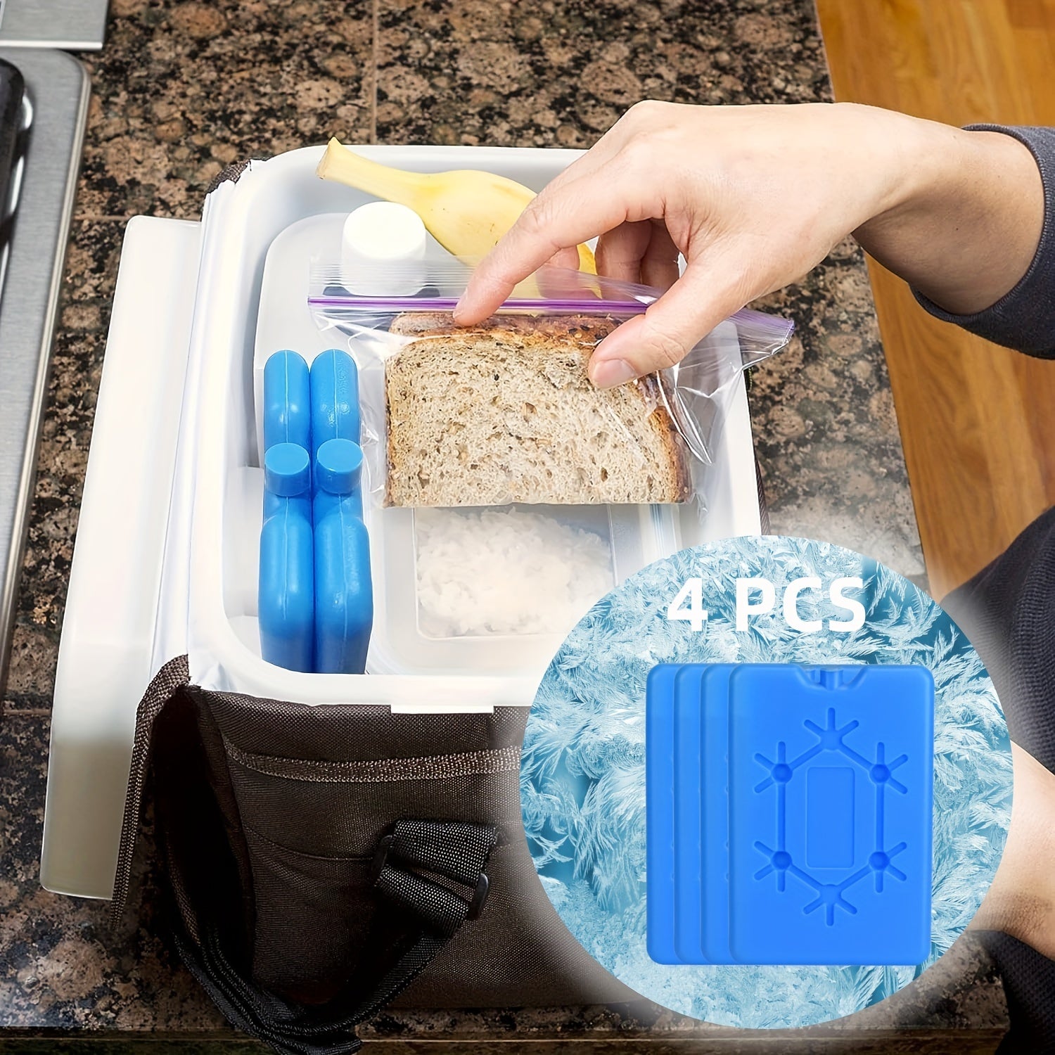 Reusable Ice Packs for Lunch Box - Keep Food Fresh and Cold