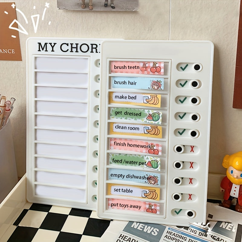 Self Discipline Chore Checklist Memo Board Daily Affairs Reminder Tool