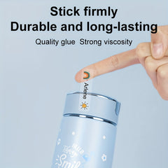 Custom Name Tag Stickers - Personalize Your Belongings Instantly