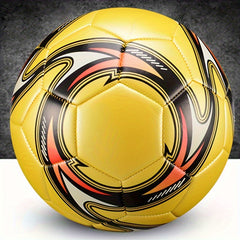 Size 5 Spiral Soccer Ball Match Weight Durable Football