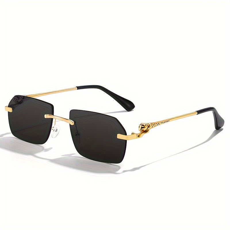 Men's Rimless Sunglasses Sun Protection Sports Eyeglasses