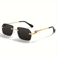 Men's Rimless Sunglasses Sun Protection Sports Eyeglasses