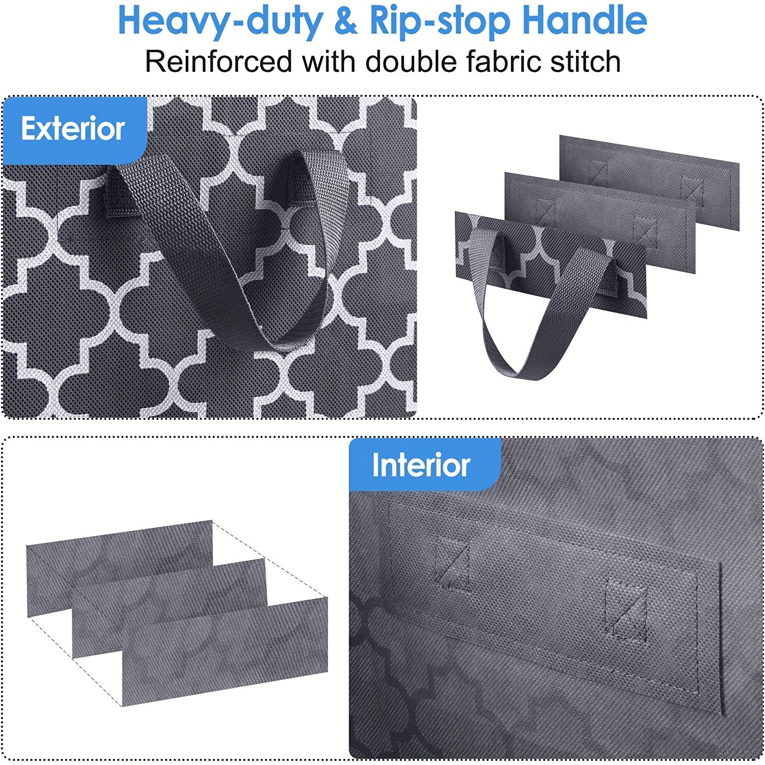 Large Capacity Foldable Storage Containers - Maximize Your Storage Space