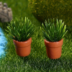 Simulation Plant Potted Statue Micro Landscape Model Dollhouse Decoration