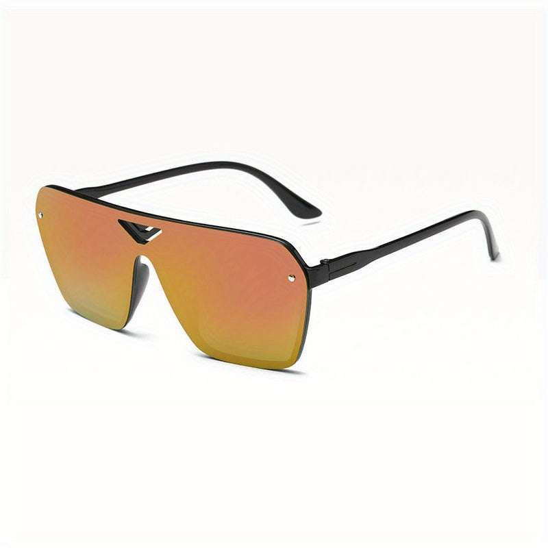 Photochromic One-piece Sunglasses for Women Men Drivers Outdoor UV400 Sun Shades