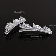 Transparent Hair Claw Clip Nonslip Shark Claw Ponytail Holder