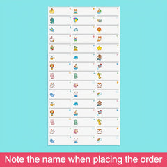 240pcs Precision Transparent Waterproof Labels for School & Office