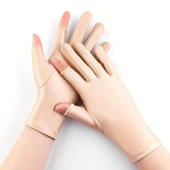 Sunproof Gloves Two-finger Short Gloves for Women