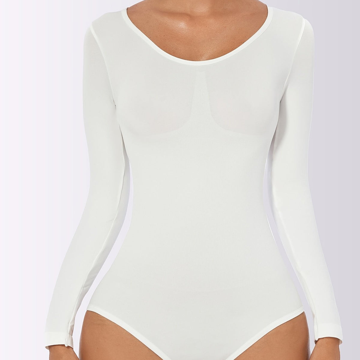Women's Long Sleeve Tummy Control Butt Lifter Body Shaper