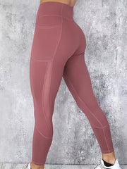  High Waisted Sports Leggings with Pockets