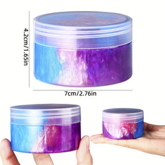 2pcs Galaxy Clay Set Soft Non Stick Crystal Putty Assorted Colors