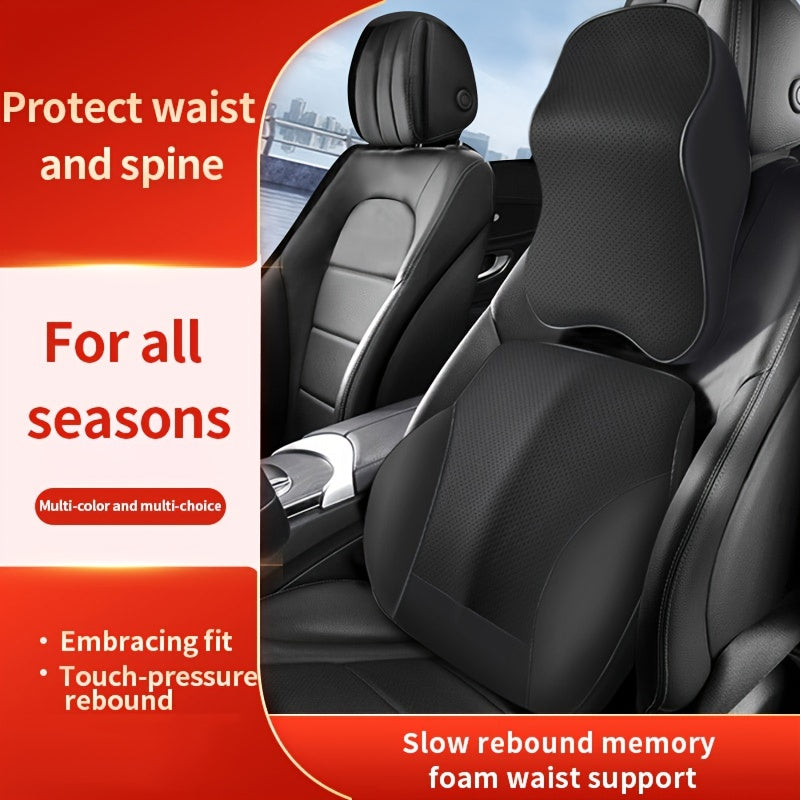 PU Leather Car Headrest Pillow for Comfortable Driving