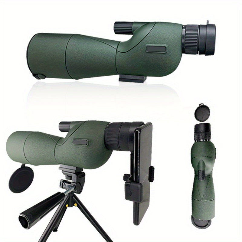 High Powered Monocular Telescope 25-75x Magnification 60mm Objective Lens