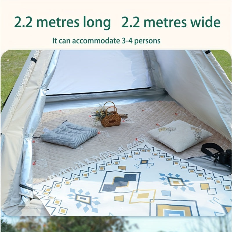 Portable Pyramid Tent Mosquito Rainproof Camping Tent