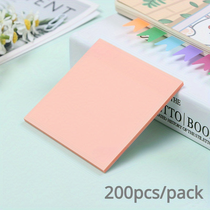 100 Transparent Sticky Notes Self Adhesive Memo Pads Office School Writing