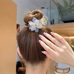 Sweet Flower Camellia Hair Clip for Girls and Women