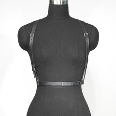 PU Leather Harness Belt For Women Goth Belt