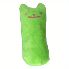 Cartoon Cat Teeth Grinding Bite Funny Plush Toy