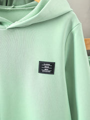 Boy's Clash Hoodie & Sweatpants Set Long Sleeve Top for Spring Fall