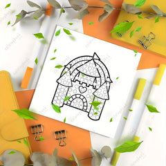 Deluxe Coloring Book with 22 Thickened Pages