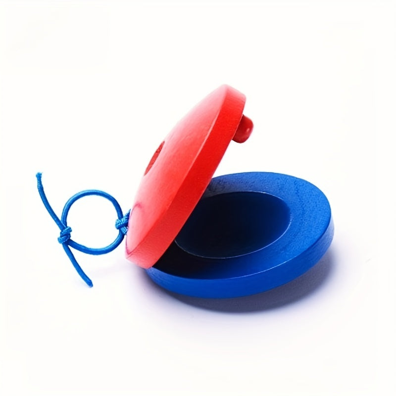 Red Percussion Rattle & Sand Egg Combo for Kids
