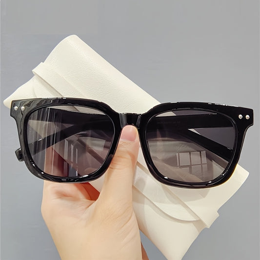 Large Square Frame Sunglasses Women's Gradient Eyewear