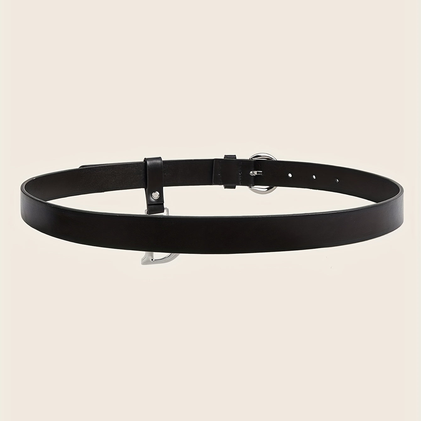 Casual PU Leather Waistband Unisex Jeans Pants Belts For Women Men