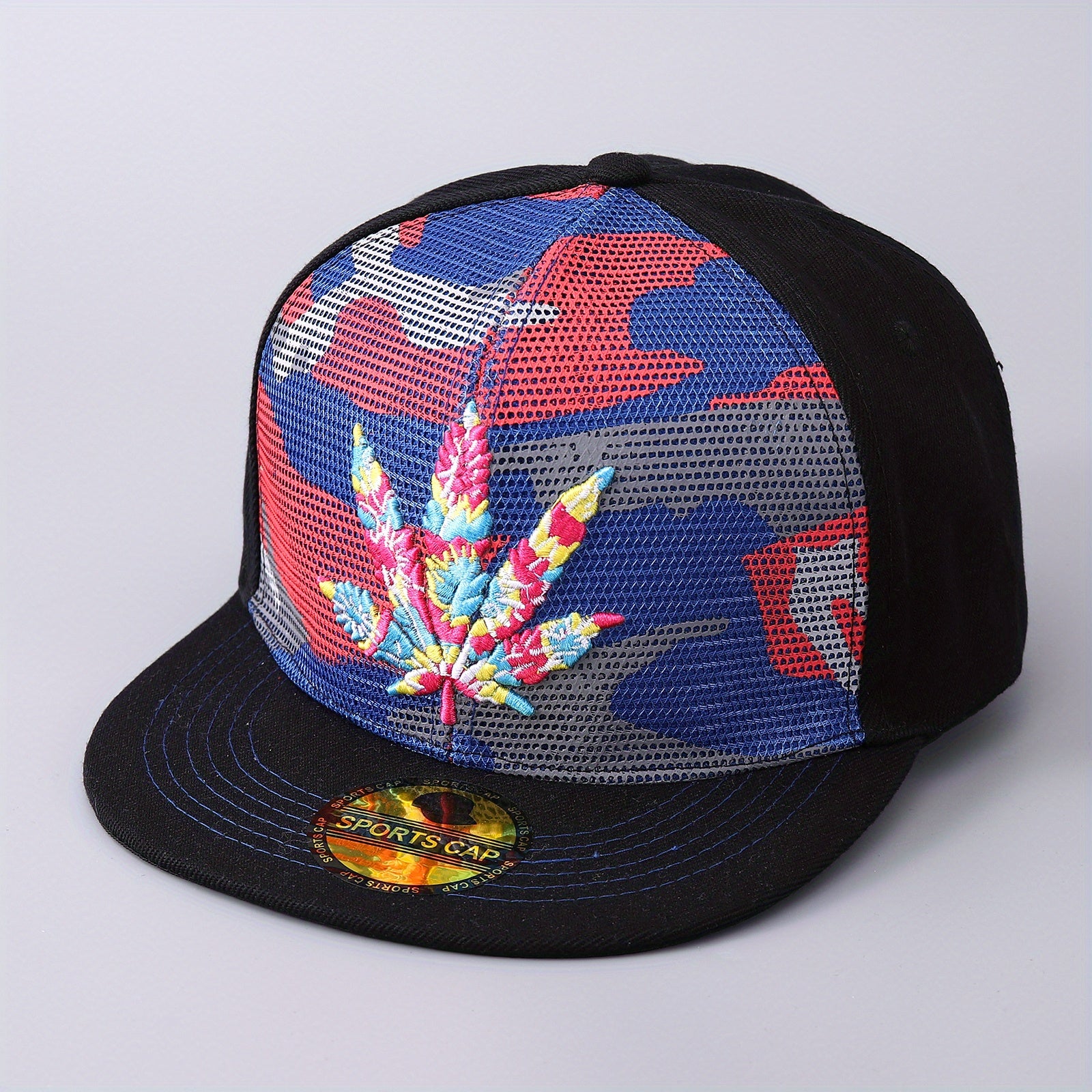 Men's Colorful Maple Leaf Baseball Cap