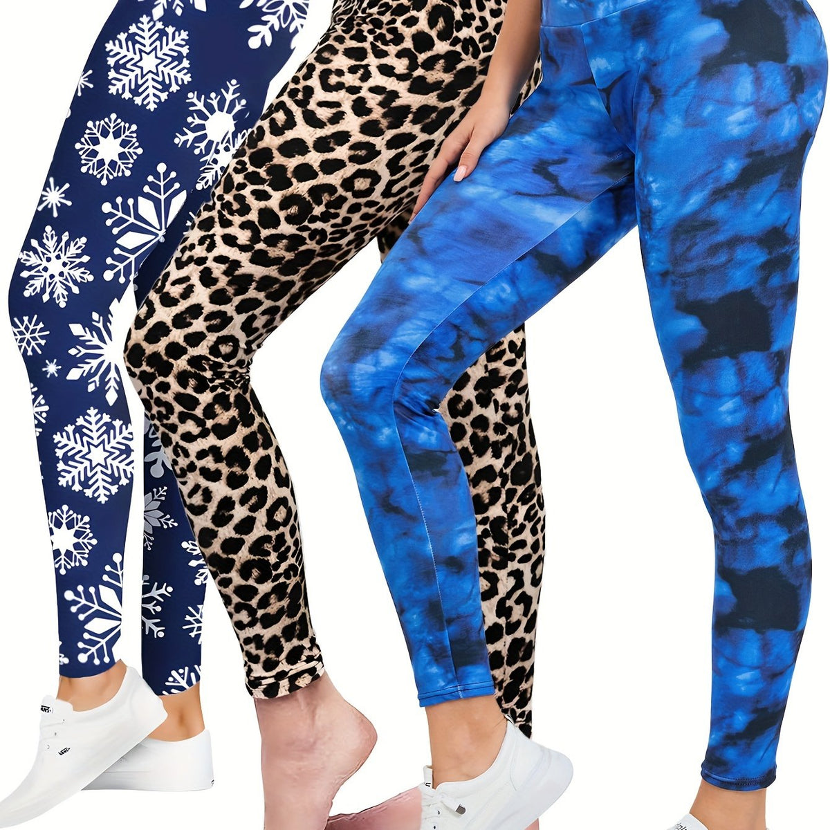 Printed Tight Yoga Workout Pants Stretch Running Fitness Sports Leggings