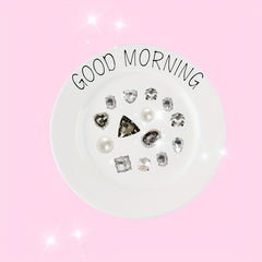 28Pcs Rhinestones & Pearl Shoe Charms For Clogs Garden Shoes DIY Accessories