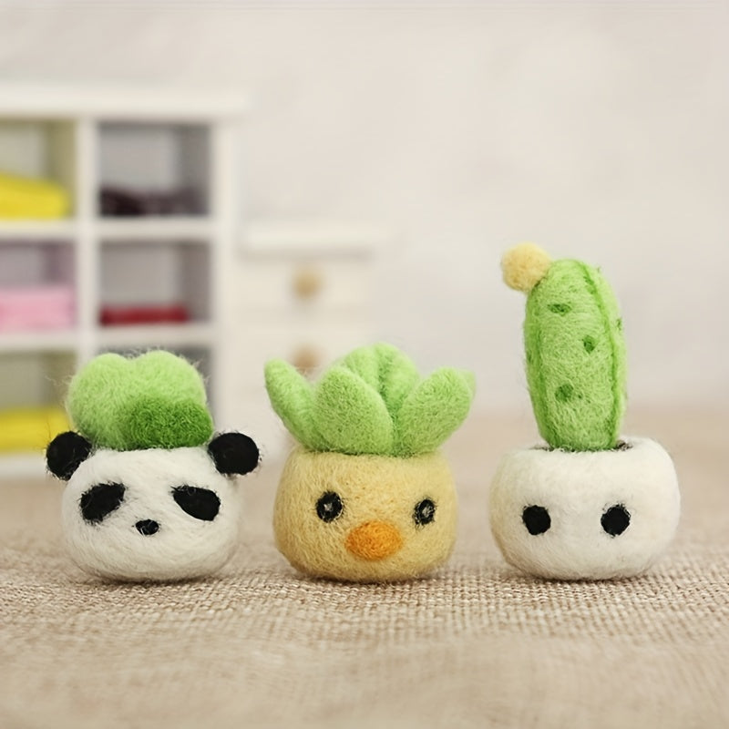 DIY Embroidery Wool Felt Craft Kit - Doll Toy Gift
