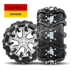 8pcs Anti-skid Snow Chain Tire Chain Emergency Plate