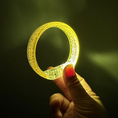 LED Glowing Bracelets 4pcs Light Up Wristbands for Parties & Festivals
