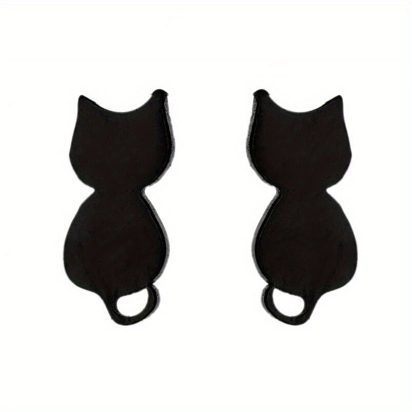Stainless Steel Animal Stud Trinkets Earrings