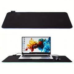 XL RGB Gaming Mouse Pad Soft LED Desk Mat Anti Slip Rubber Base