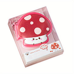Creative Vegetable Sticky Notes Mini Word Book Keyring