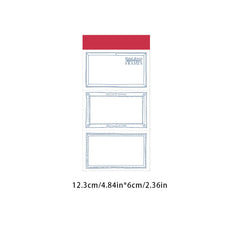 50Pcs Vintage Sketch Marker Paper Notepad Planner 10.5x7in DIY Materials