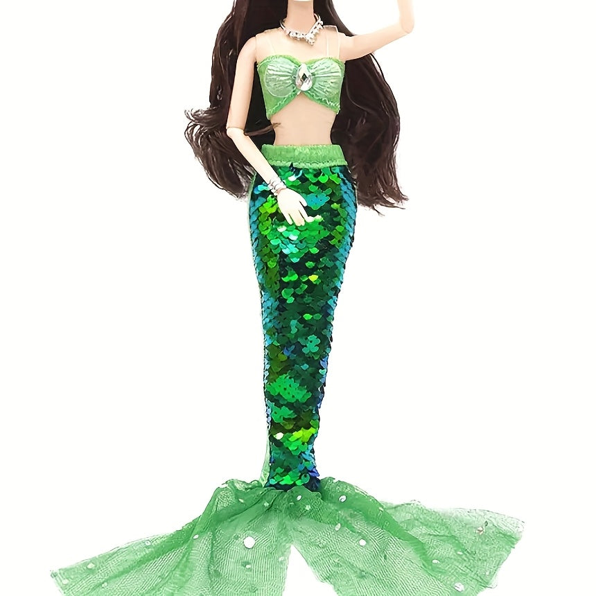 Mermaid Tail Dress up Suit Polyester DIY Toy Kit