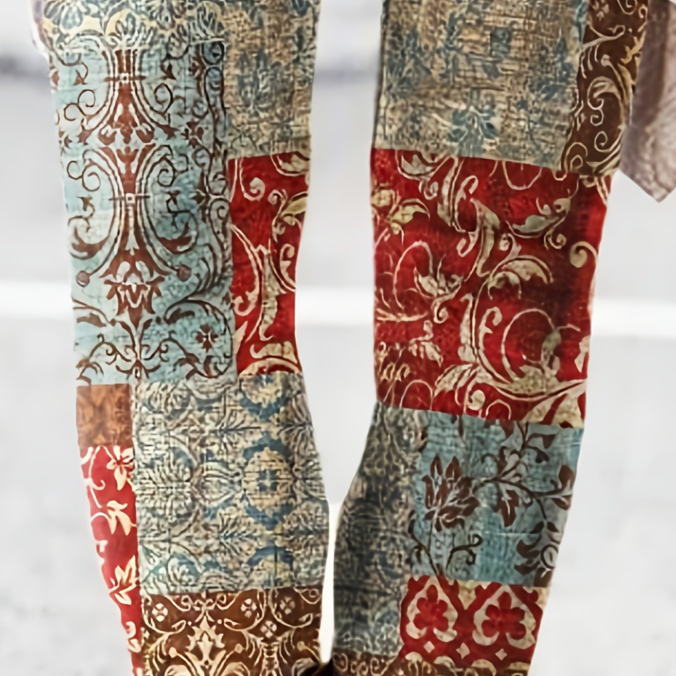 Colorful Skinny Leggings Stretchy Casual Pants