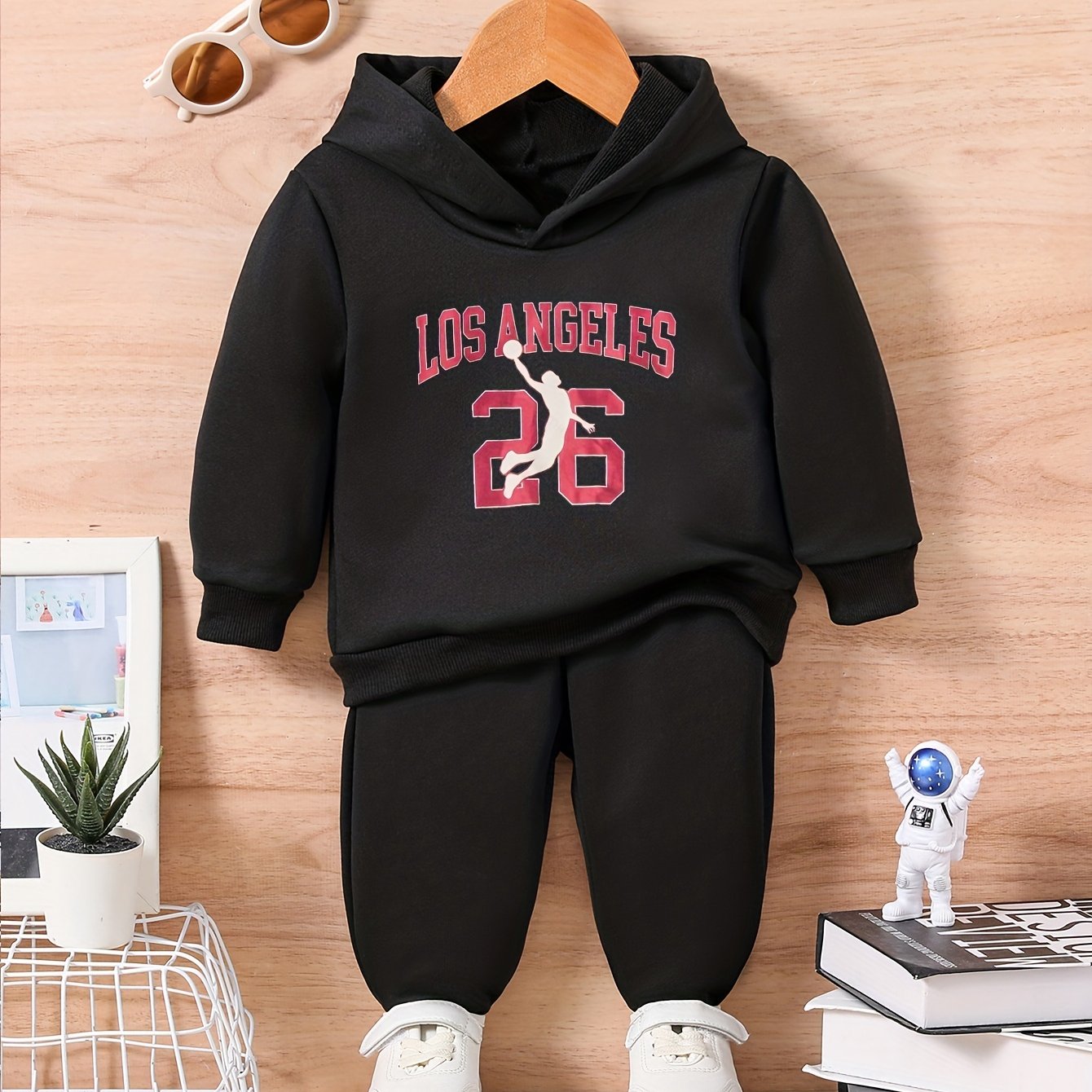 Basketball Shoot Toddler Outfit Set for Fall Winter