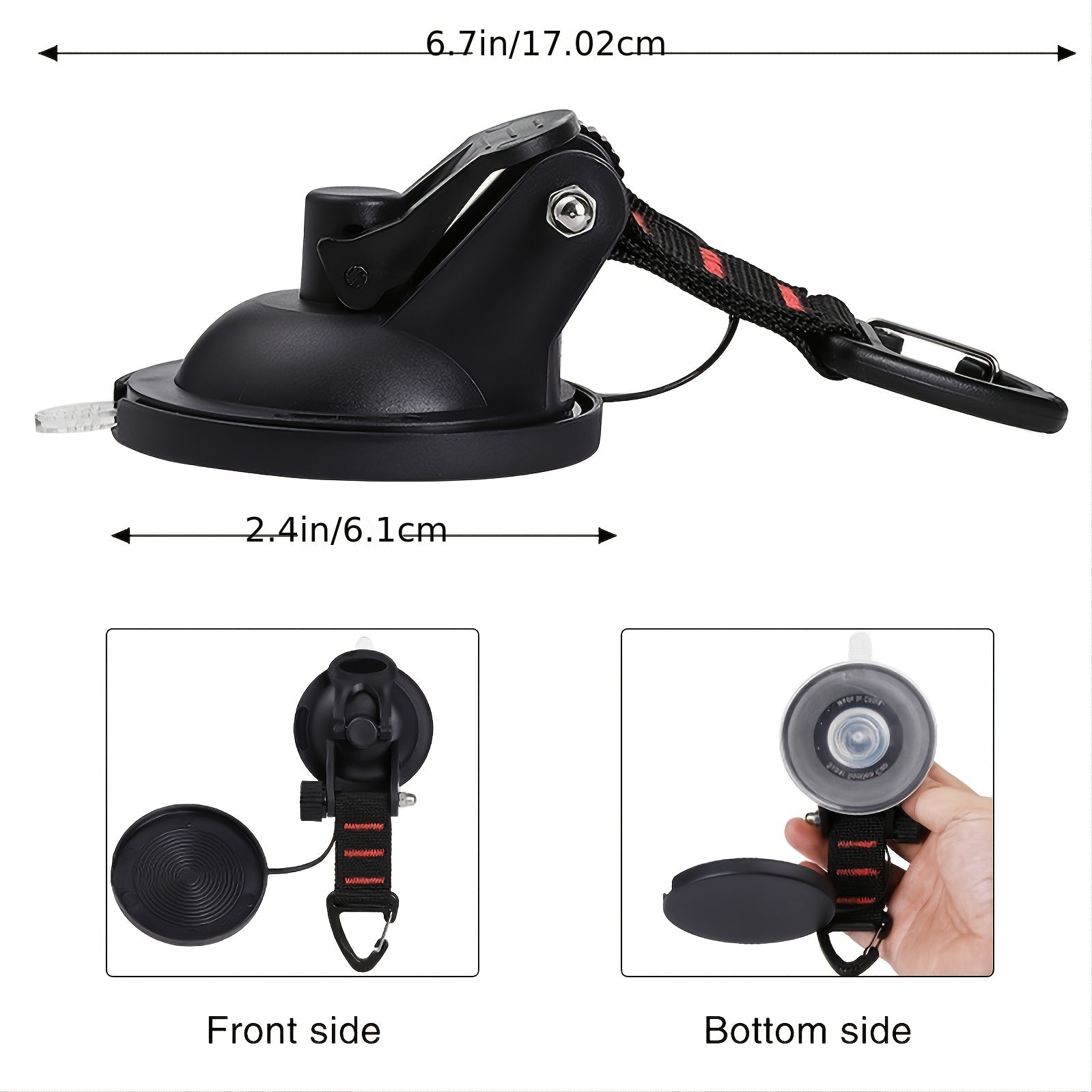 Durable Camping Suction Cup Hooks