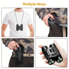 Portable Mini Binoculars BAK4 Prism Waterproof For Camping Tourism