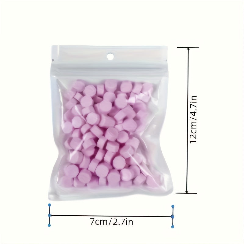100pcs Octagonal Wax Pellets Seal Stamp Wax Beads for Embellishment