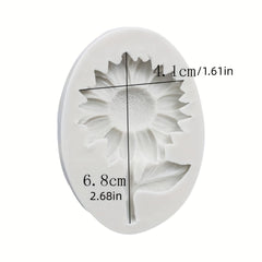Sunflower Cake Fondant Mold Silicone DIY Chocolate Candy Mold