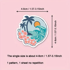 50pcs Bible Phrase Vinyl Decals Waterproof Stickers Pack for Kids Teens