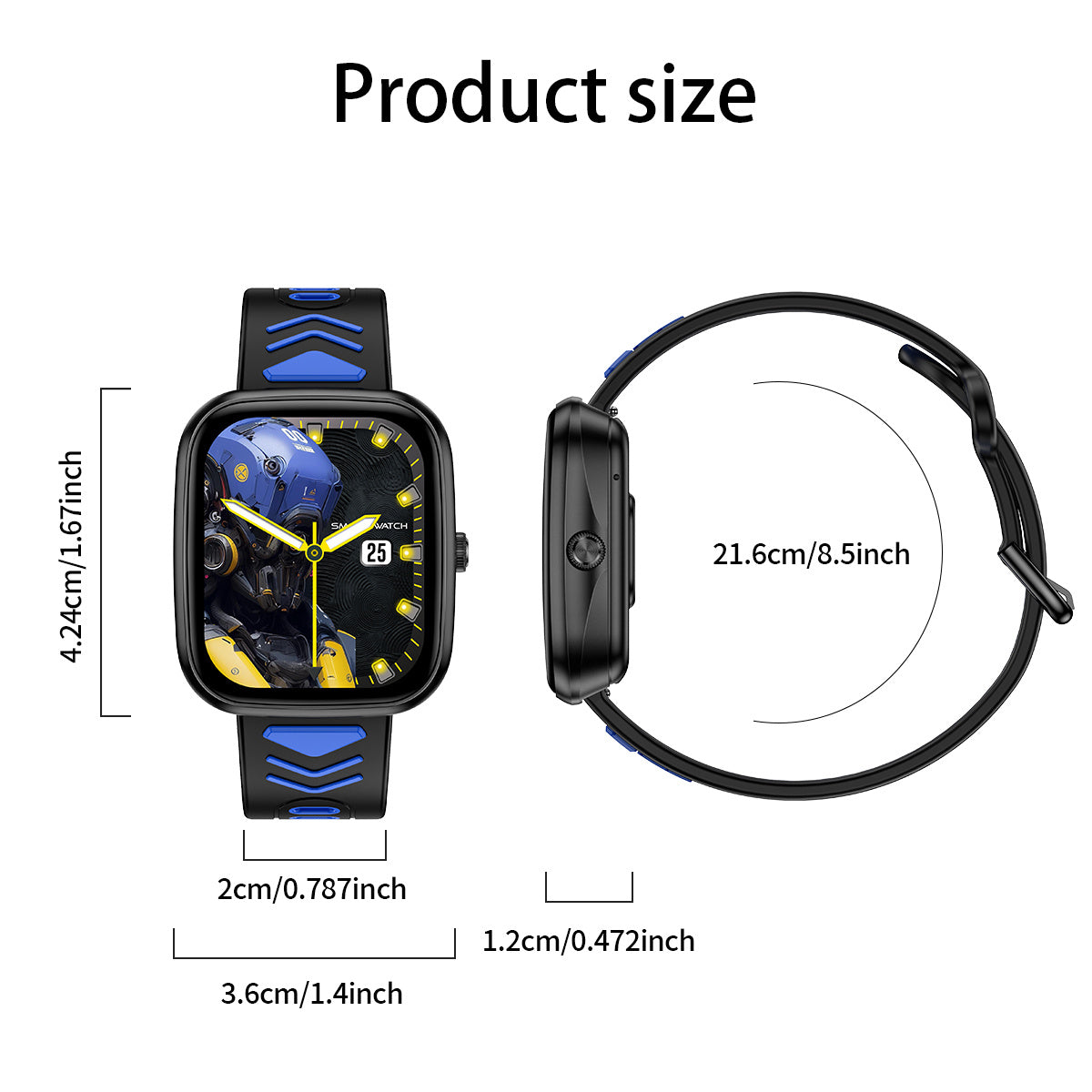 LIGE Smart Watch Full Touch Screen 20 Sports Modes