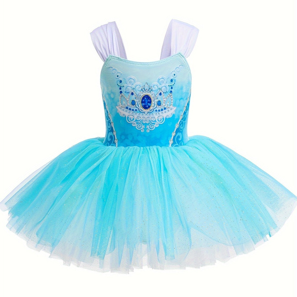 Cotton Princess Tutu Ballet Leotard Dress Girls Dance Dress