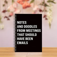 Funny Spiral Journal Notebook for Coworkers - Employee Appreciation Gift