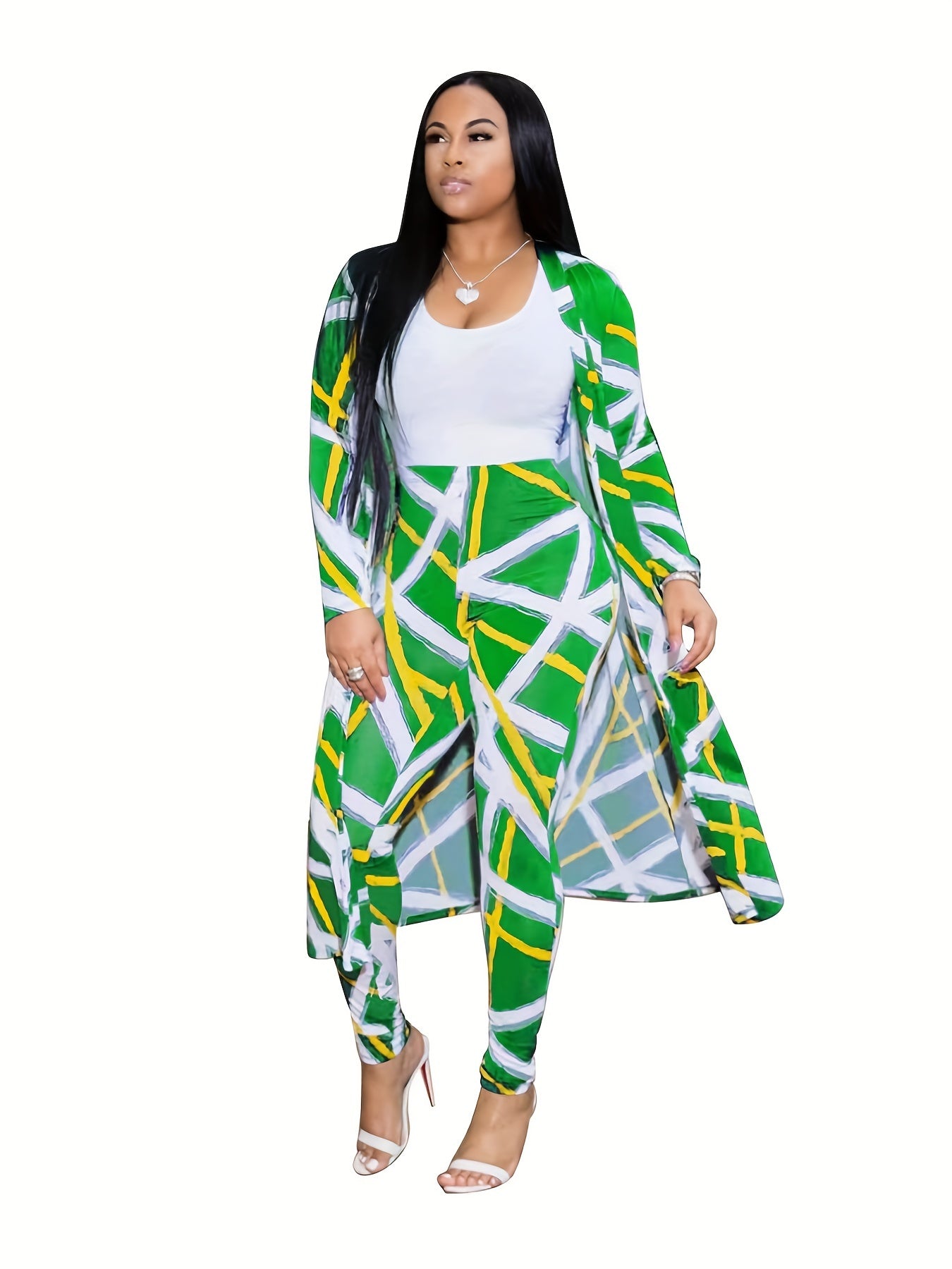Casual Graphic Print Two piece Set Outfits Women's Clothing