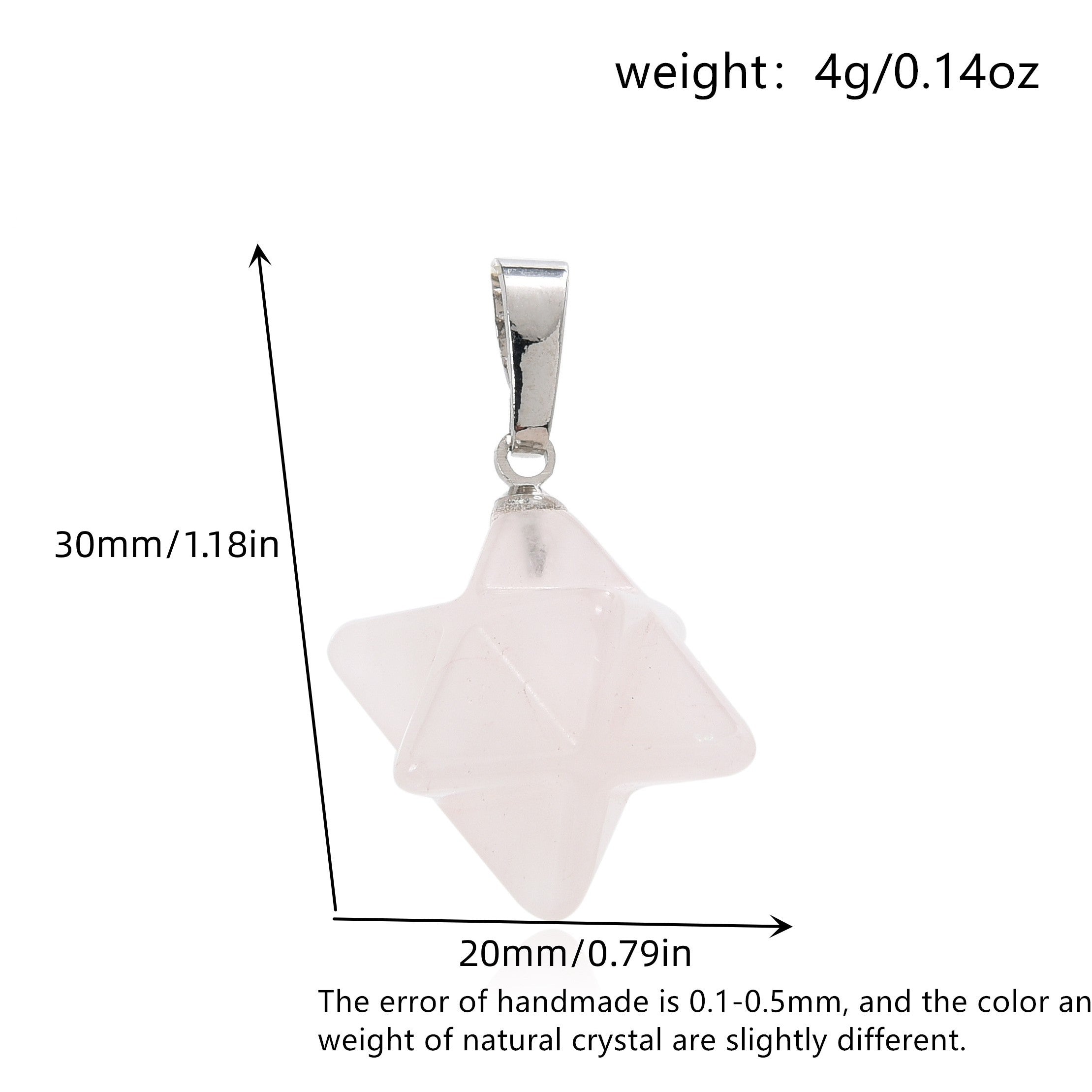 1pc Natural Crystal Pendant Amethyst Lapis Lazuli for Jewelry DIY